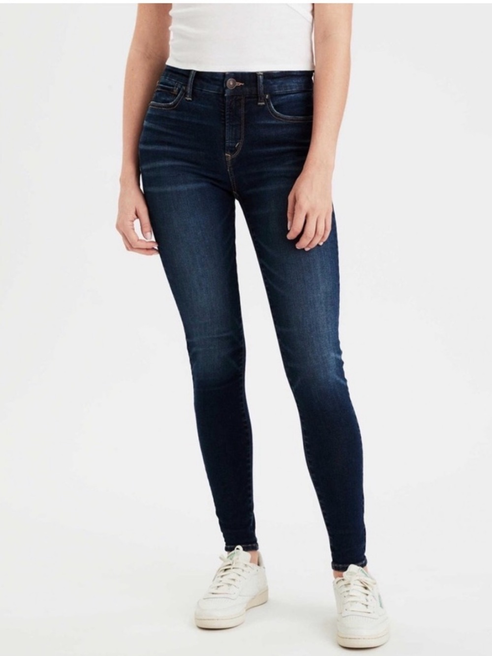 American eagle high rise jegging dark wash Size 6 Regular